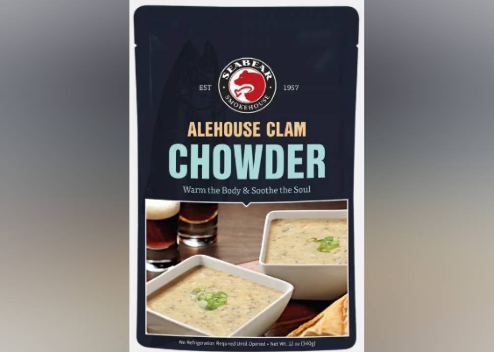 Alehouse clam chowder and smoked salmon chowder